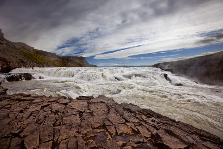 Gullfoss, aus einer andere Perspektiv
