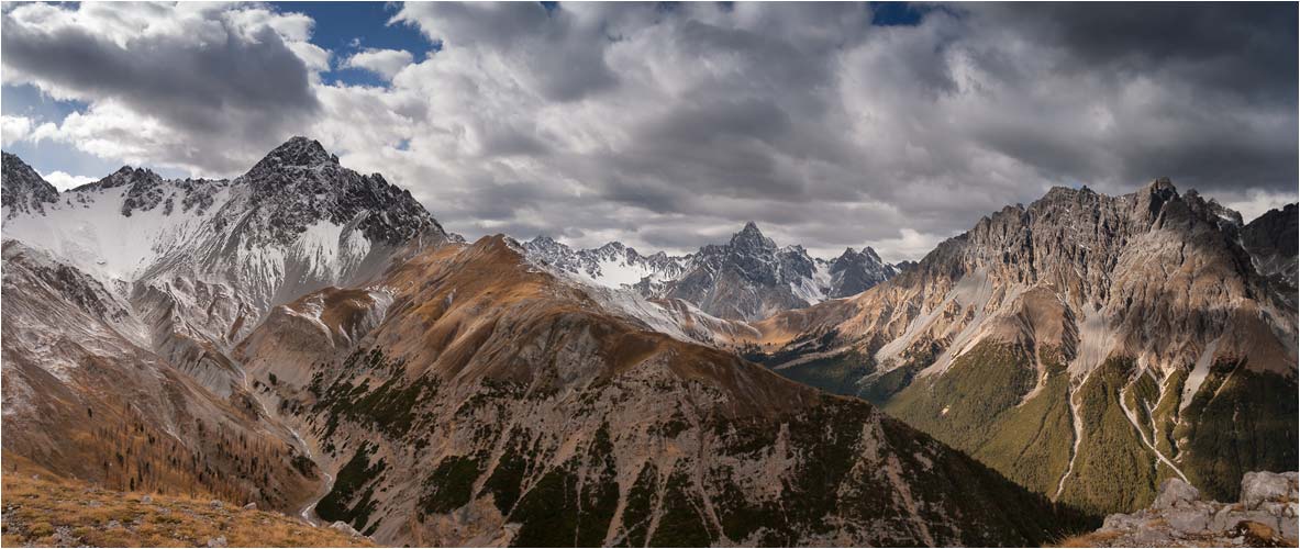 Berglandschaft im Unterengadin, am Rande des Nationalpark / GR