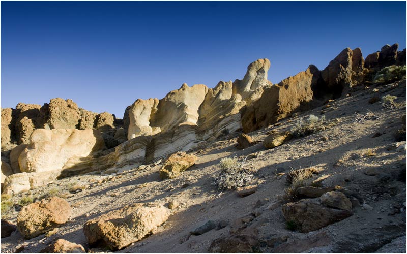 Bizarre Steinformationen auf der Teide