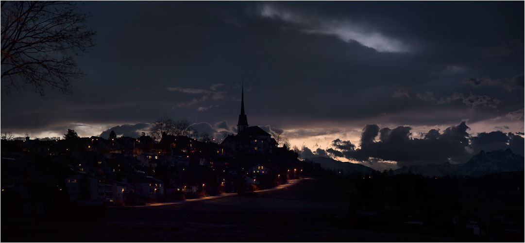 Dramatische Morgenstimmung