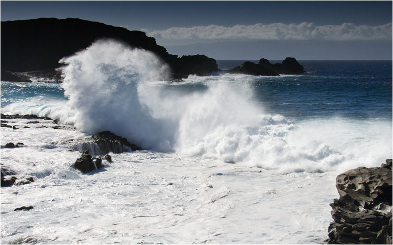 Gewaltiges Wasserspektakel am Punto de Teno