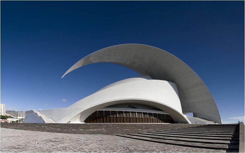 Das « Auditorio de Tenerife », in Santa Cruz