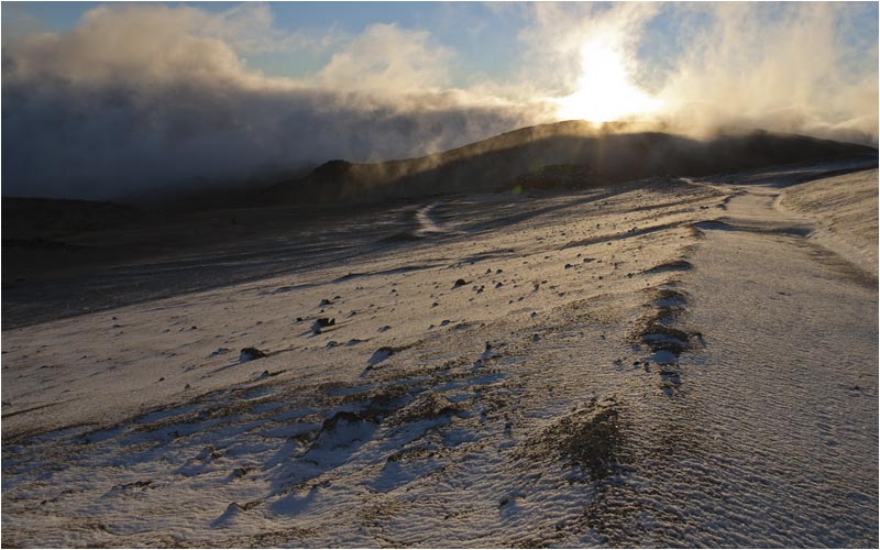 Nun endlich kommen die wärmende Sonnenstahlen
