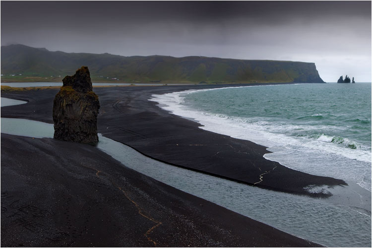 Blick von Dyrhólaey richtung Garðar