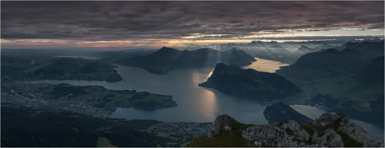 Pilatusblick auf dem Vierwaltstätersee