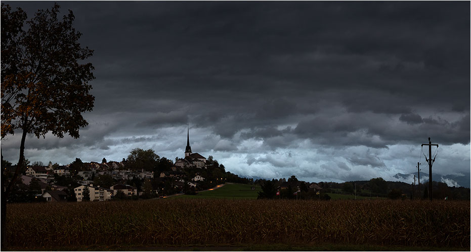 Ein Sturm geht über Gossau