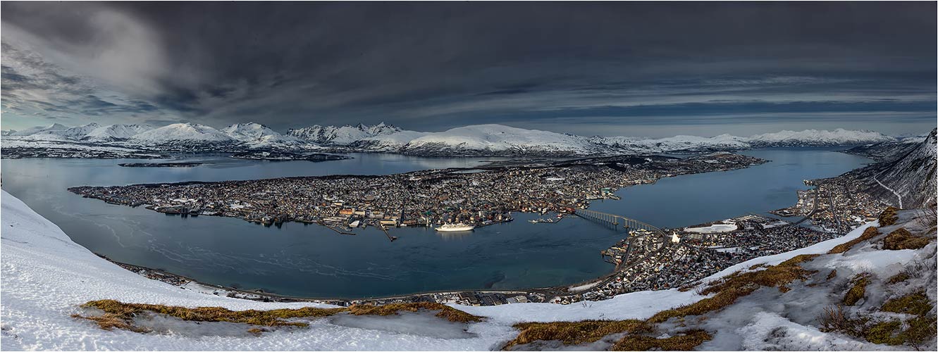 Blick auf Tromsö