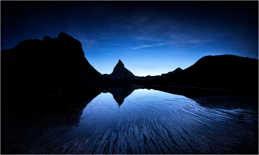 Blaue Stunde am Riffelsee