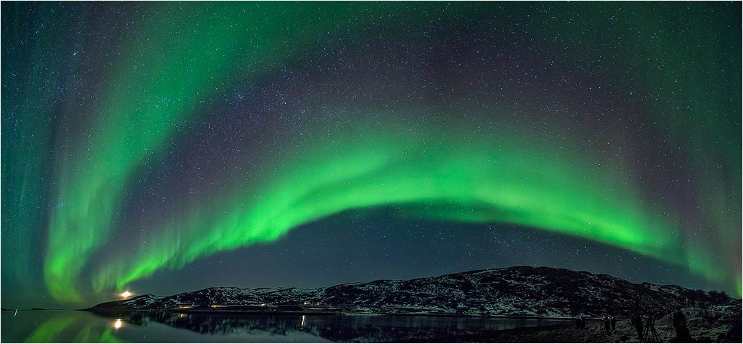 Mär. Polarlichtspektakel in Nord-Norwegen