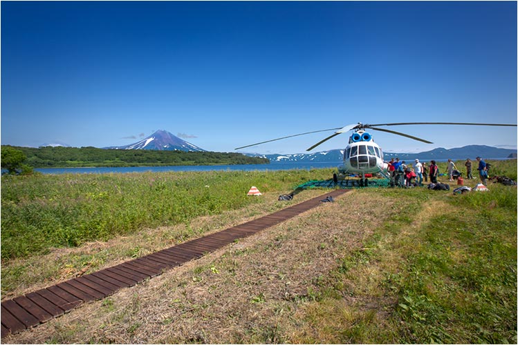 Vorbereitung zum Retourflug nach Yelizovo