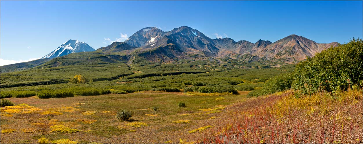 Unberührte Landschaft so weit das Auge reicht.