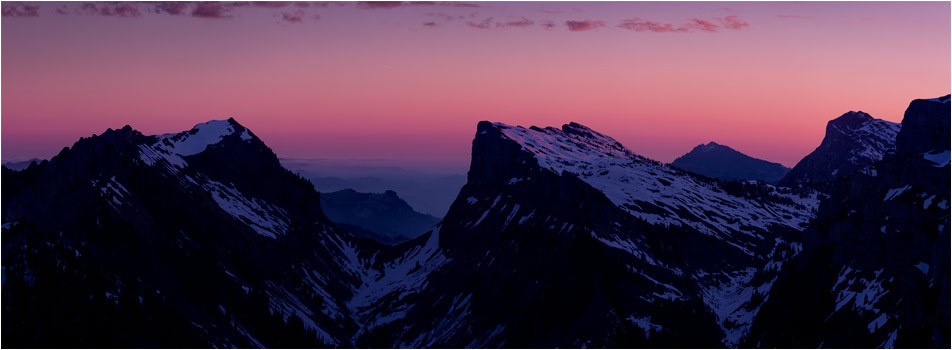 Nach ein strenger Aufstieg von Beatenberg...