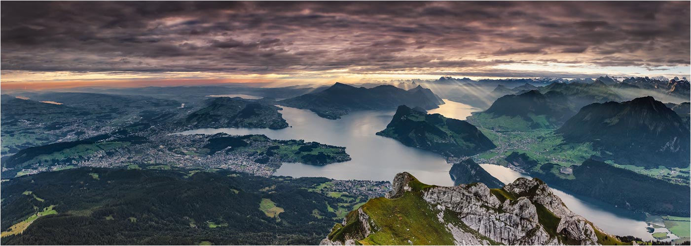 Pilatusblick auf dem Vierwaltstätersee