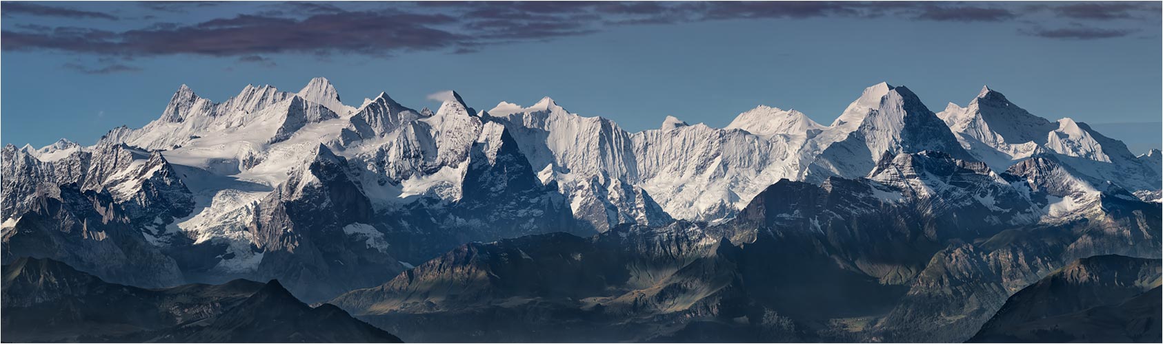 Schweizer Alpen, Blick vom Pilatus Richtung Süd-Ost