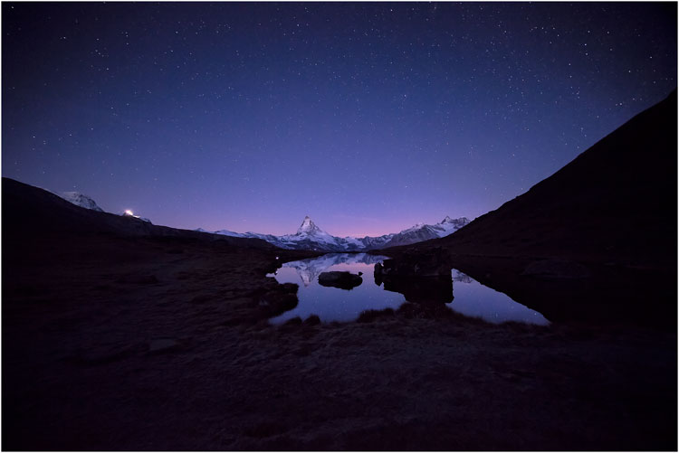 Frühe Morgenstunde am Stellisee