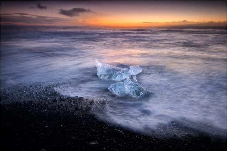 Kurz vor Sonnenaufgang