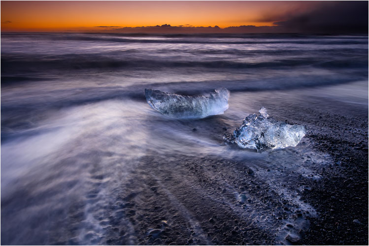 Kurz vor Sonnenaufgang