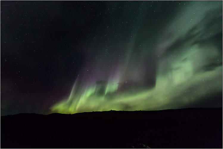 Polarlicht am Horizont