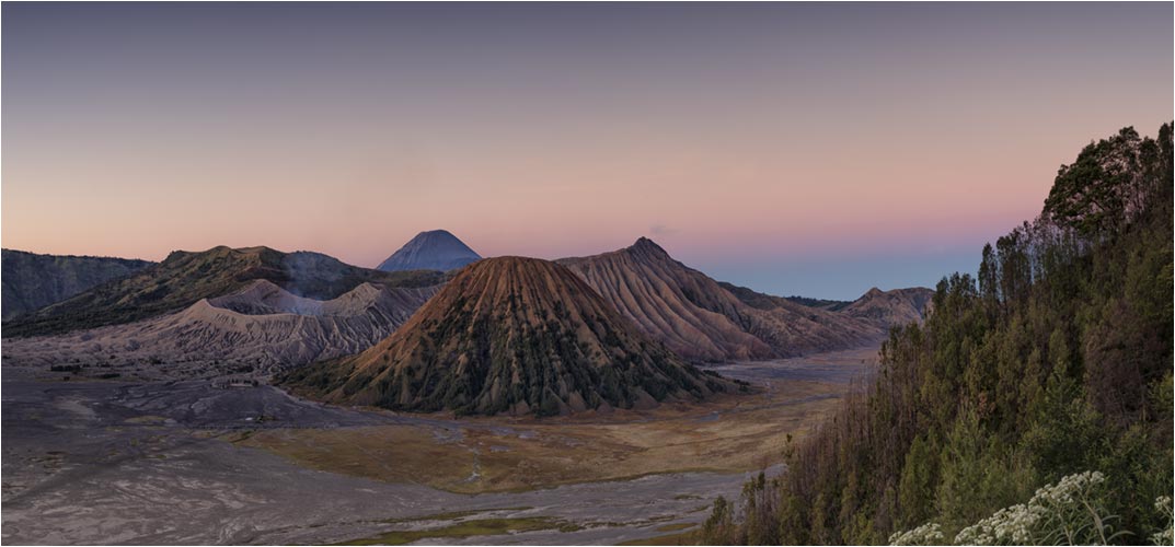 Mt Bromo in der Morgendämmerung