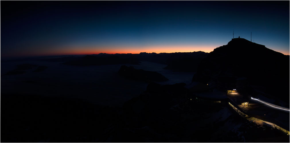 Blaue Stunde am Pilatus.