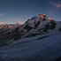 Das Breithorn (4164 m ü M) und das Kleine Matterhorn (3883 m ü M)