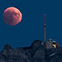 Mondfinsternis über dem Säntis - Blood Moon