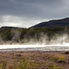 Dämpfender Boden bei Geysir